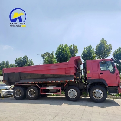 Χρησιμοποιούμενο φορτηγό HOWO 6*4 371HP U-Shape Sinotruck Dump Truck με μεγάλη χωρητικότητα φορτίου 21-30t