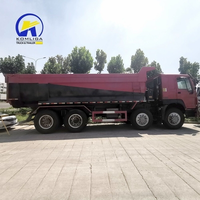 Χρησιμοποιούμενο φορτηγό HOWO 6*4 371HP U-Shape Sinotruck Dump Truck με μεγάλη χωρητικότητα φορτίου 21-30t