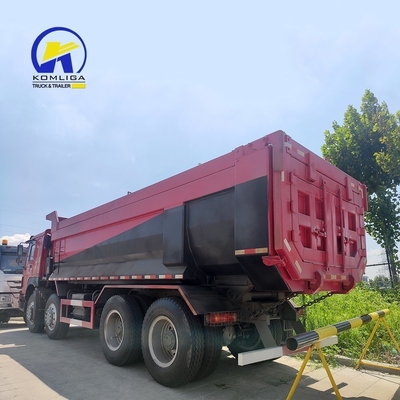 Χρησιμοποιούμενο φορτηγό HOWO 6*4 371HP U-Shape Sinotruck Dump Truck με μεγάλη χωρητικότητα φορτίου 21-30t