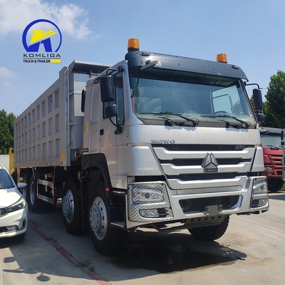 8X4 371HP HOWO Sino Dump Truck Χρησιμοποιούμενο φορτηγό με υδραυλική ανύψωση