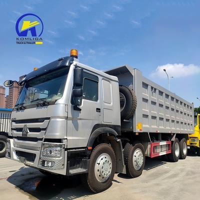 8X4 371HP HOWO Sino Dump Truck Χρησιμοποιούμενο φορτηγό με υδραυλική ανύψωση