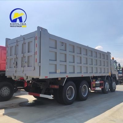 8X4 371HP HOWO Sino Dump Truck Χρησιμοποιούμενο φορτηγό με υδραυλική ανύψωση