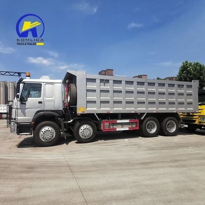 8X4 371HP HOWO Sino Dump Truck Χρησιμοποιούμενο φορτηγό με υδραυλική ανύψωση