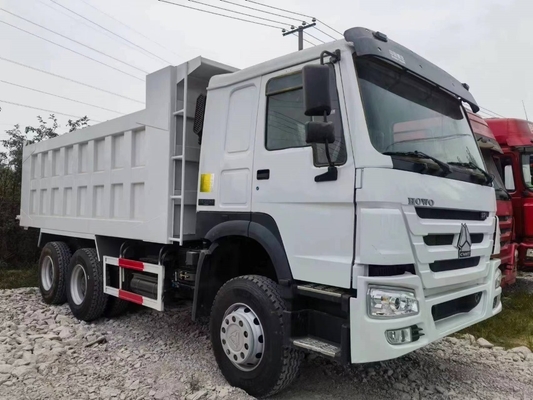 Δεύτερο χέρι Sinotruk HOWO φορτηγό Χρησιμοποιημένα φορτηγά με σωστή οδήγηση 20cbm Διάσταση κουβάς