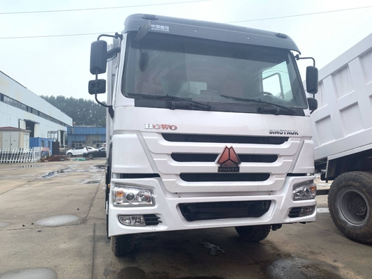 375HP Χρησιμοποιούμενο HOWO Dump βαρύ φορτηγό για την αγορά της Αφρικής Ένα καμπίνο υπνοδωμάτιο