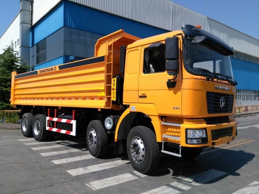 2 σετ 12 τροχών Shacman 8X4 Dump Truck 40 τόνων με διάμετρο κουβάς 5600X2300X1500 20cbm