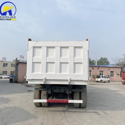 6X4 Χρησιμοποιούμενο Sinotruk HOWO Dump Truck / Tipper 371HP 375HP με μία καμπίνα υπνοδωμάτιο και A / C