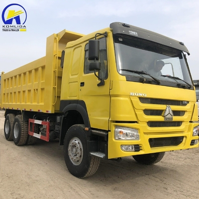 6X4 371HP Sinotruck HOWO Dump Truck με σχεδιασμό ακτινοειδών ελαστικών και κινητήρα μεγάλης χωρητικότητας