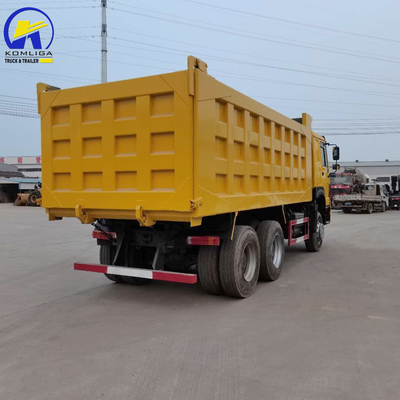 6X4 371HP Sinotruck HOWO Dump Truck με σχεδιασμό ακτινοειδών ελαστικών και κινητήρα μεγάλης χωρητικότητας