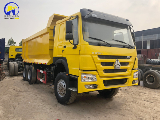 6X4 371HP Sinotruck HOWO Dump Truck με σχεδιασμό ακτινοειδών ελαστικών και κινητήρα μεγάλης χωρητικότητας