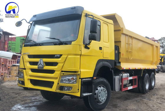 6X4 371HP Sinotruck HOWO Dump Truck με σχεδιασμό ακτινοειδών ελαστικών και κινητήρα μεγάλης χωρητικότητας