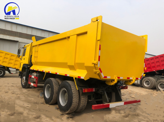 6X4 371HP Sinotruck HOWO Dump Truck με σχεδιασμό ακτινοειδών ελαστικών και κινητήρα μεγάλης χωρητικότητας