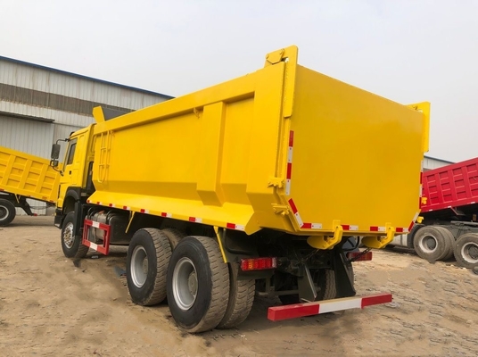 Νιγηρία Γκάνα HOWO 375HP Χρησιμοποιούμενο Sinotruk Dump Truck με Hw76 Cab και 351-450hp ίππους