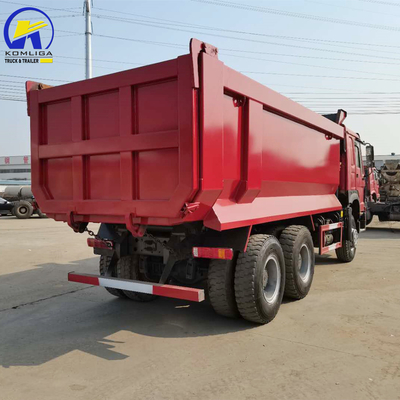 Νιγηρία Γκάνα HOWO 375HP Χρησιμοποιούμενο Sinotruk Dump Truck με Hw76 Cab και 351-450hp ίππους