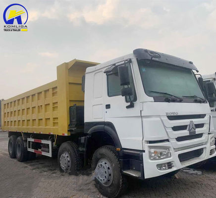 30/40 τόνους 8X4 Sinotruk HOWO 12 Τεχνητό φορτηγό απορριμμάτων χειροκίνητο κιβώτιο ταχυτήτων Euro 2 πρότυπο εκπομπών