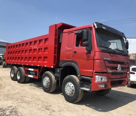 Κατασκευή Sinotruck Dump Trucks 60/80/100 Ton 12 Ελαστικό με κιβώτιο ταχυτήτων HW19710