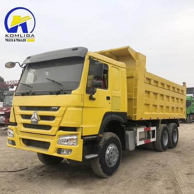 Χρησιμοποιούμενο Sinotruk 2018 HOWO Dump Truck 8500*2500*3400mm Μέγεθος κουβάς 5600X2300X1500