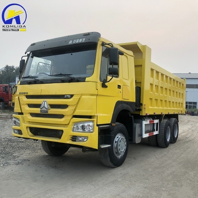 2016 Χρησιμοποιούμενο Sino Dump Truck LHD Rhd πίσω άξονας Hc16 Μηχανή Wd615.47.D12.42 375HP 371HP