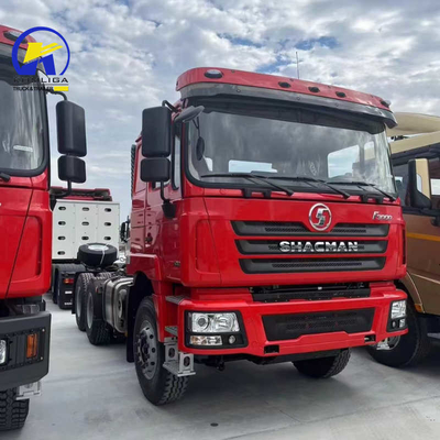 Shacman HOWO 400HP 6X4 Χρησιμοποιούμενο κεφάλι ελκυστήρα φορτηγού με γρήγορο 12jsd200t 12 εμπρός κιβώτιο ταχυτήτων