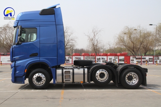Shacman 6X4 20tons 380HP 420HP Δέκα τροχούς τρακτέρ ρυμουλκούμενο κεφαλή φορτηγό με κατανάλωση