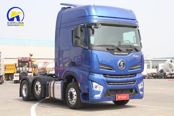 Shacman 6X4 20tons 380HP 420HP Δέκα τροχούς τρακτέρ ρυμουλκούμενο κεφαλή φορτηγό με κατανάλωση