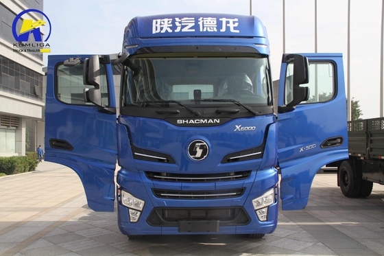Shacman 6X4 20tons 380HP 420HP Δέκα τροχούς τρακτέρ ρυμουλκούμενο κεφαλή φορτηγό με κατανάλωση