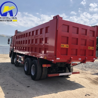 420HP Sinotruk 12 τροχούς 8X4 HOWO Τρόφο τύππερ Χρησιμοποιείται 50 τόνοι 40 τόνοι 8500*2500*3400mm