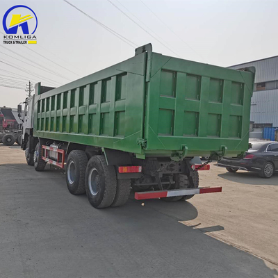 420HP Sinotruk 12 τροχούς 8X4 HOWO Τρόφο τύππερ Χρησιμοποιείται 50 τόνοι 40 τόνοι 8500*2500*3400mm