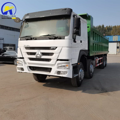 420HP Sinotruk 12 τροχούς 8X4 HOWO Τρόφο τύππερ Χρησιμοποιείται 50 τόνοι 40 τόνοι 8500*2500*3400mm
