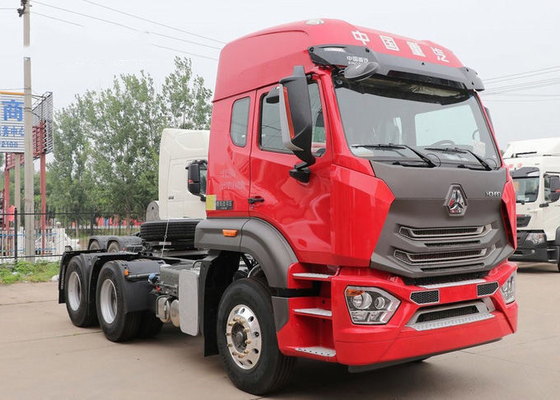 40-60 τόνων χωρητικότητα φόρτωσης Sinotruk HOWO 3 άξονες ρυμουλκούμενο κεφάλι φορτηγού με απόδοση