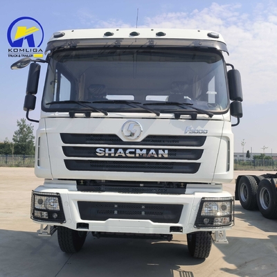 Άντρας 7.5 τόνων μπροστινό άξονα Shacman 6X4 βαρύ κεφάλι φορτηγού &gt; 8L χωρητικότητα κινητήρα και χρησιμοποιείται