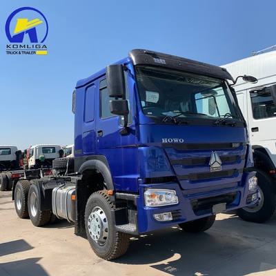 Χρησιμοποιημένο Sinotruk HOWO 6X4 ελαστικό 10 τροχών βαρύ φορτηγό τρακτέρ με κιβώτιο ταχυτήτων Hw19710