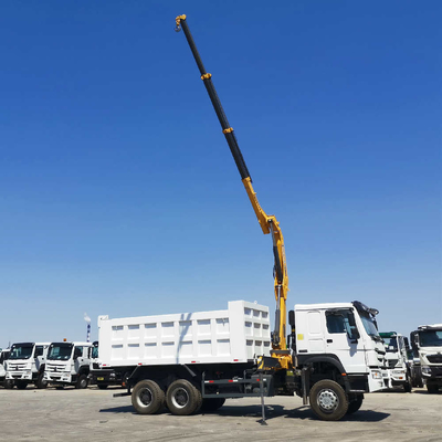 HF9 μπροστινός άξονας HOWO Sino Dump Truck με γερανό σε προσιτή τιμή