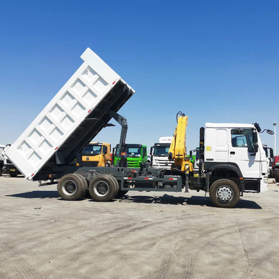 HF9 μπροστινός άξονας HOWO Sino Dump Truck με γερανό σε προσιτή τιμή