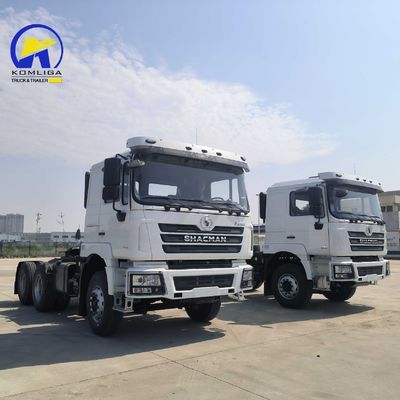 Shacman F3000 Χρησιμοποιείται 6X4 Τρακτέρ Τροχαίο Κεφαλή 10 τροχών με 400L Αλουμινίου πετρελαϊκό δεξαμενόπλοιο