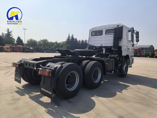 Shacman F3000 Χρησιμοποιείται 6X4 Τρακτέρ Τροχαίο Κεφαλή 10 τροχών με 400L Αλουμινίου πετρελαϊκό δεξαμενόπλοιο