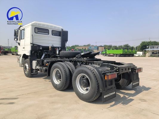Shacman F3000 Χρησιμοποιείται 6X4 Τρακτέρ Τροχαίο Κεφαλή 10 τροχών με 400L Αλουμινίου πετρελαϊκό δεξαμενόπλοιο