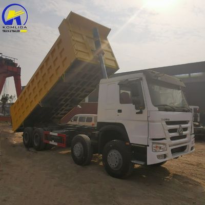 Προσωρινός άξονας 9 τόνους Ικανότητα φόρτωσης Sinotruk HOWO 40 τόνους Χρησιμοποιημένο φορτηγό 8500*2500*3400mm