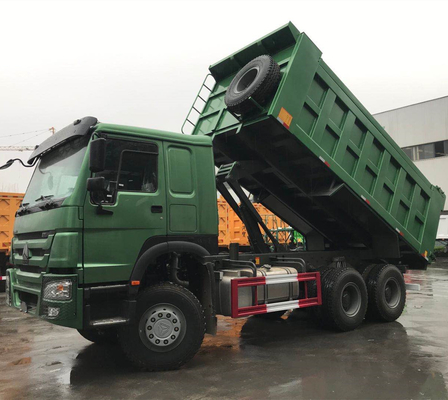 6X4 HOWO Sinotruk 371 φορτηγό ντάμπερ με σύστημα διεύθυνσης Zf8118 και πιστοποίηση ISO