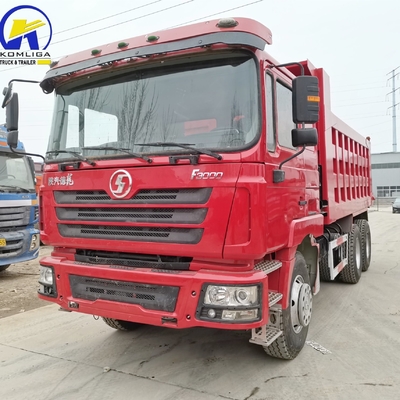 10 τροχούς 6X4 Shacman Dumper Truck για την Κένυα με χειροκίνητη μετάδοση και μεγάλη χωρητικότητα