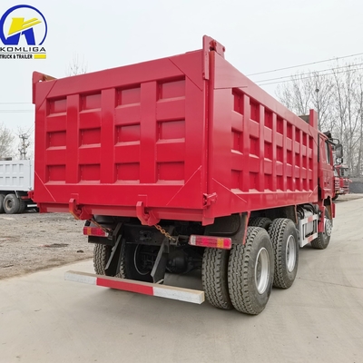 10 τροχούς 6X4 Shacman Dumper Truck για την Κένυα με χειροκίνητη μετάδοση και μεγάλη χωρητικότητα