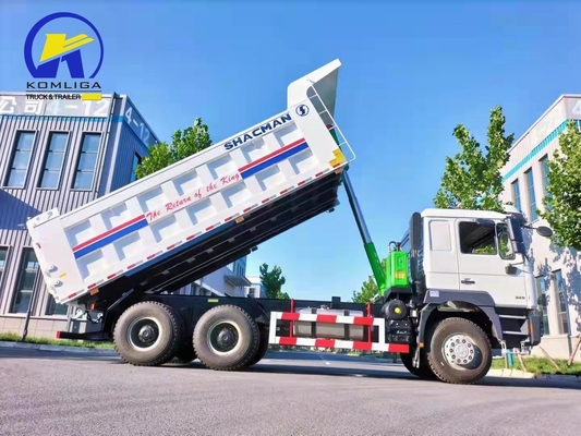 Shacman 6X4 10 τροχών βαρύ φορτηγό απορριμμάτων κατάλληλο για τις απαιτήσεις των πελατών 375HP