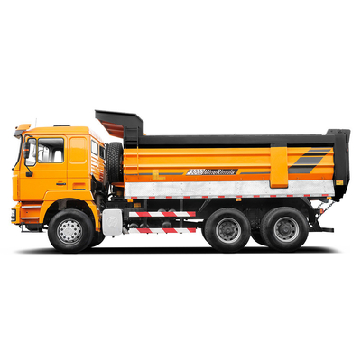 351-450hp Shacman Χρησιμοποιείται 6 * 4 βαρύ φορτίο φορτηγό σκουπιδοτενεκέ φορτηγό σε εξαιρετική κατάσταση