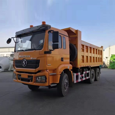 Shacman 10 τροχούς 6 * 4 Dump Truck μπροστινό ανελκυστήρα ZZ3257N3847A για το διεθνές εμπόριο