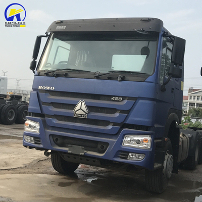 Ντίζελ Sinotruk HOWO 420HP Τρακτέρ με κινητήρα D12.42-20 σε καλή κατάσταση