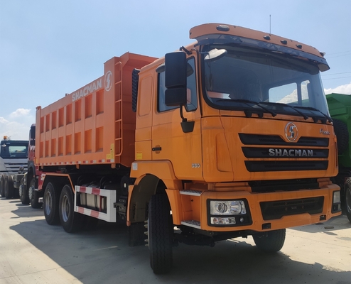 Δεύτερο χέρι Shacman 6X4 10 ελαστικά 20ton 30ton φορτηγό ντάμπερ στην Αφρική 8500*2500*3400mm