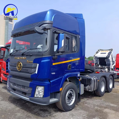 F3000 3 άξονες Shacman ελκυστήρα με άλογα 351-450hp Πρότυπο εκπομπών Euro 2