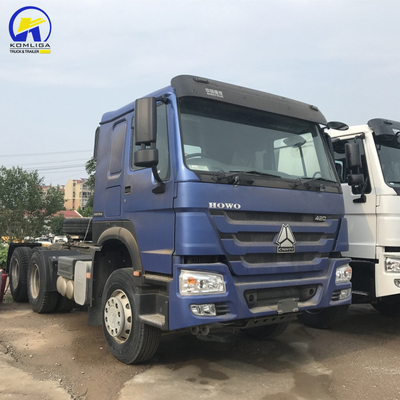 Sinotruk HOWO 6X4 420HP 10 τροχούς Prime Mover Τρακτέρ Τρακτέρ Κεφαλή χειροκίνητο κιβώτιο μετάδοσης
