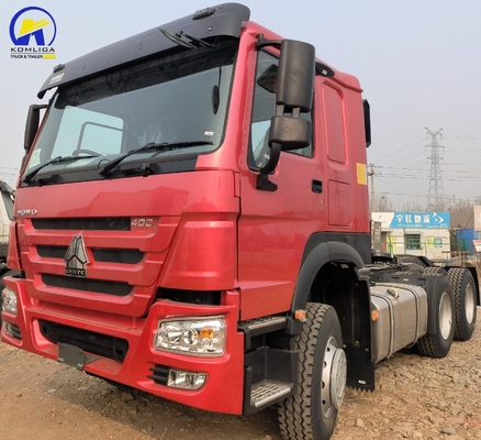Zz4257s3241W 6X4 420 HP Ντίζελ κινητήρας HOWO ελκυστήρας ρυμουλκούμενο κεφάλι φορτηγού για την απόδοση