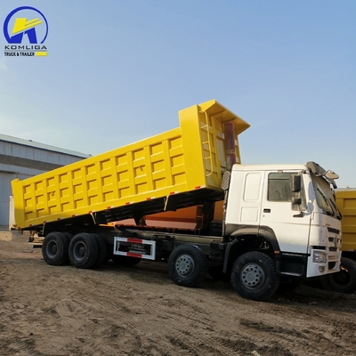 400HP 12 τροχών HOWO Dump Truck Τρακ Tipper για 6 × 4 οδήγηση και πιστοποίηση GCC